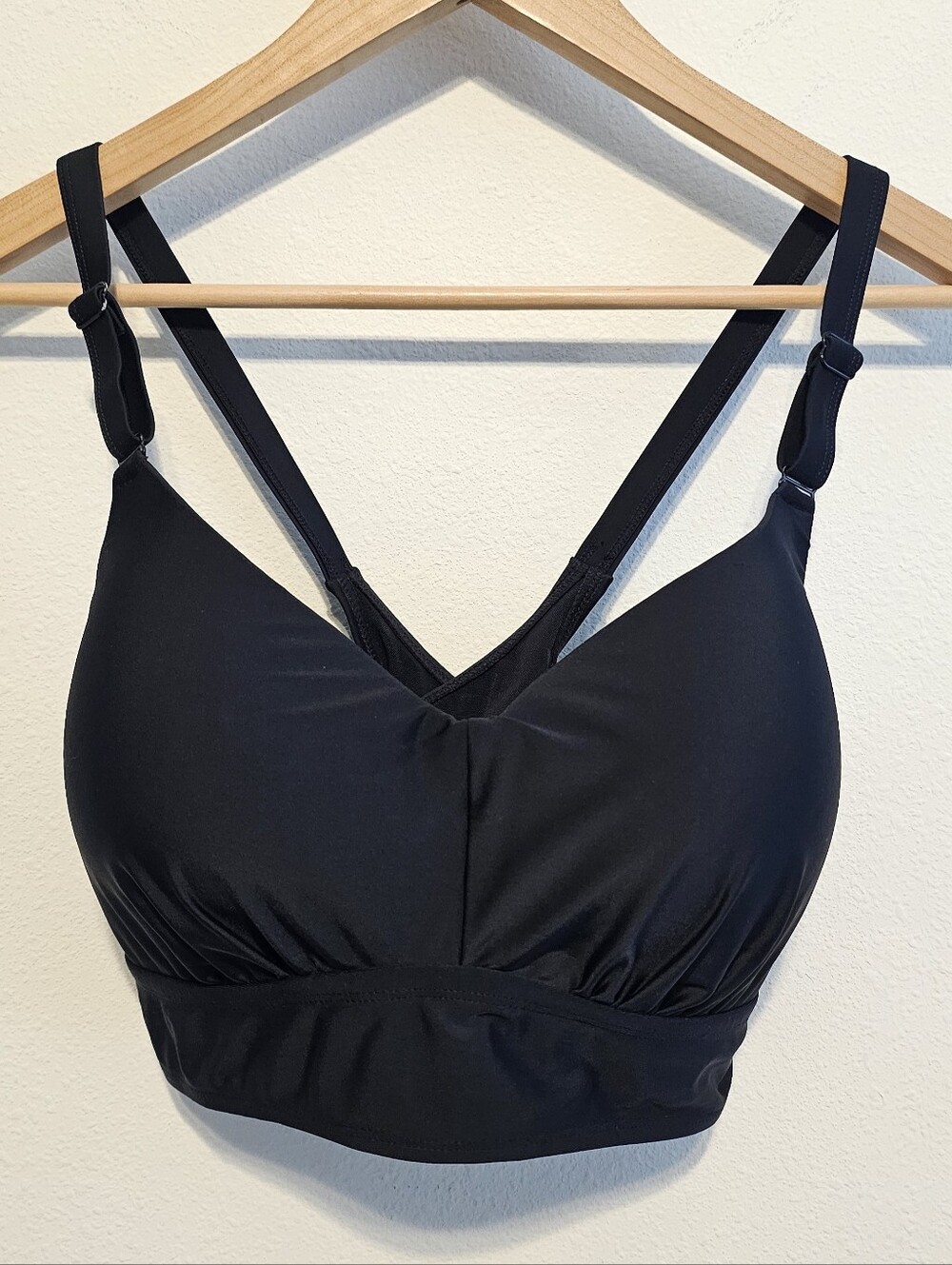 Torrid Black bikini Swim top Size 0 D/DD Plus